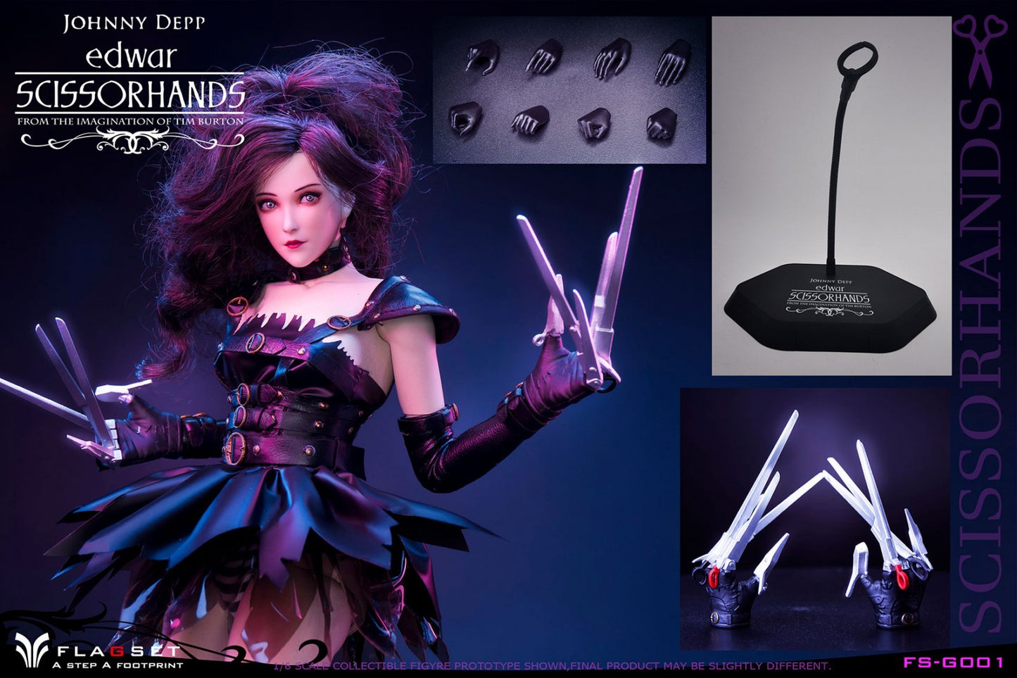 Pedido Figura Scissorhands marca Flagset FS-G0001 escala 1/6