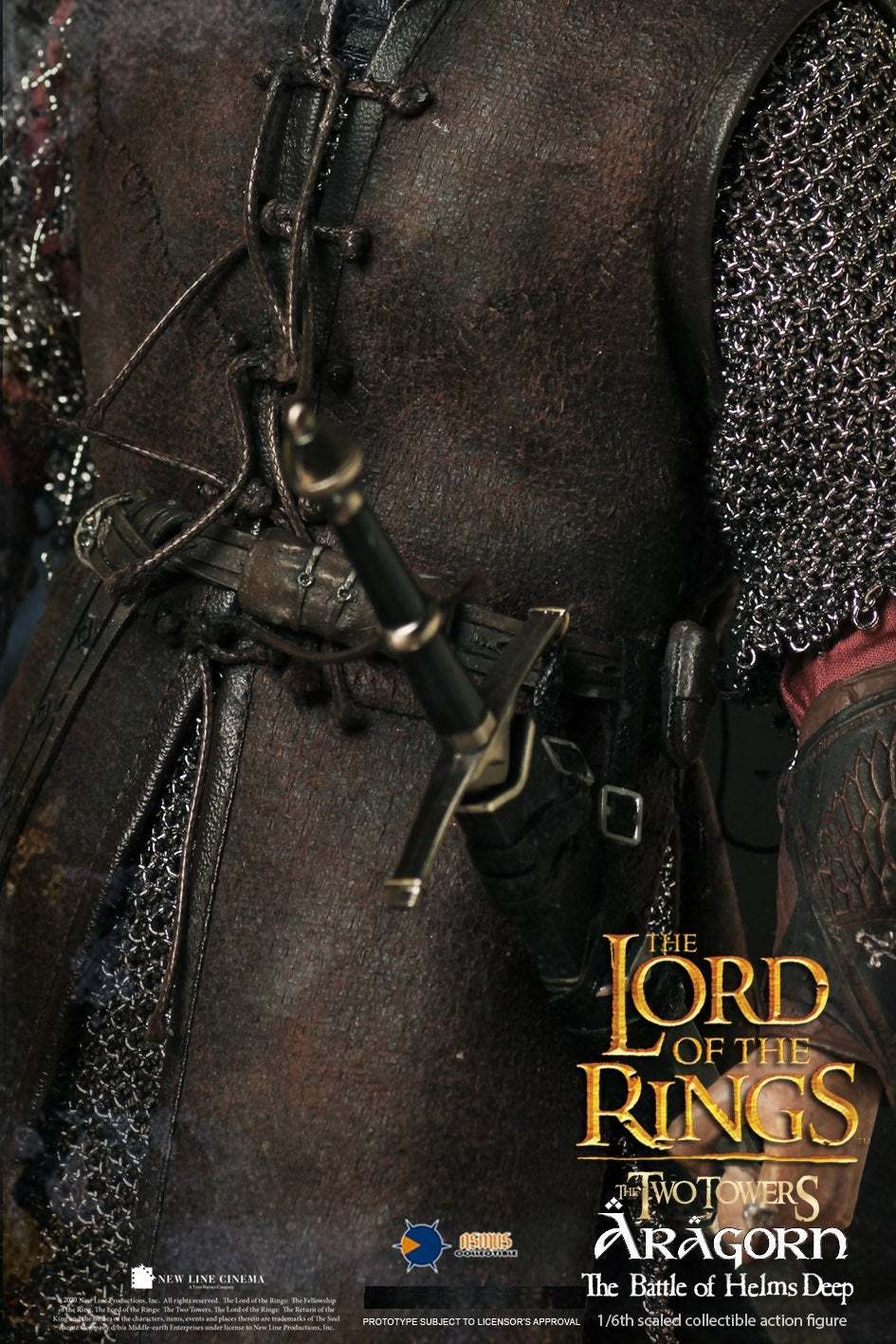 Pedido Figura Aragorn "The Battle of Helms Deep" The Lord of the Rings marca Asmus Toys LOTR025 escala 1/6