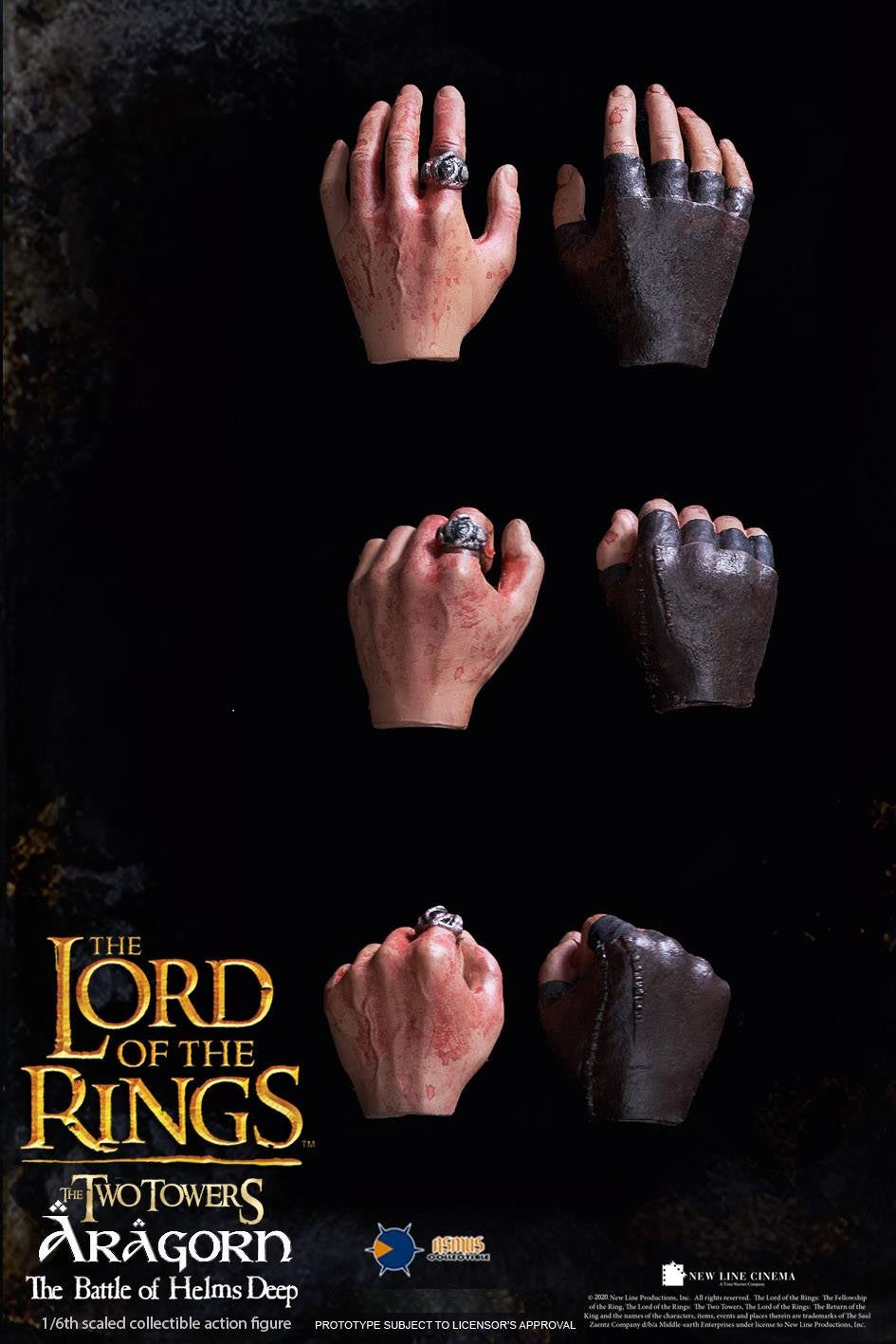 Pedido Figura Aragorn "The Battle of Helms Deep" The Lord of the Rings marca Asmus Toys LOTR025 escala 1/6