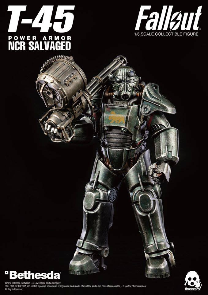 Pedido Figura T-45 NCR Salvaged Power Armor -Fallout- marca Threezero escala 1/6