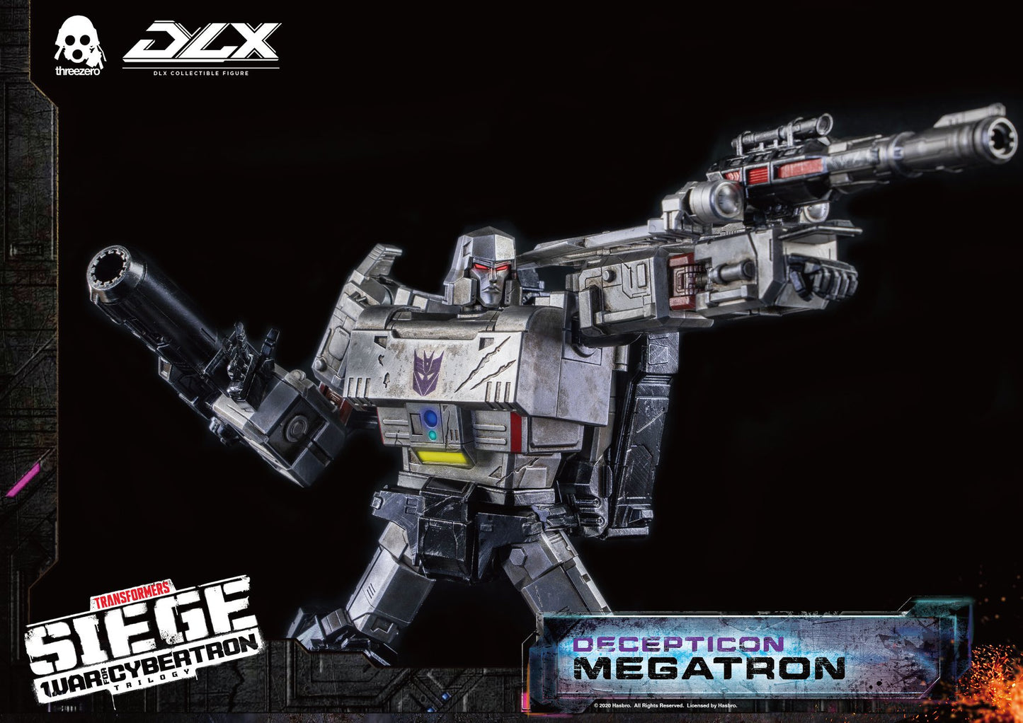 Pedido Figura DLX Megatron - Transformers Siege: War For Cybertron marca Threezero (25.4 cm)