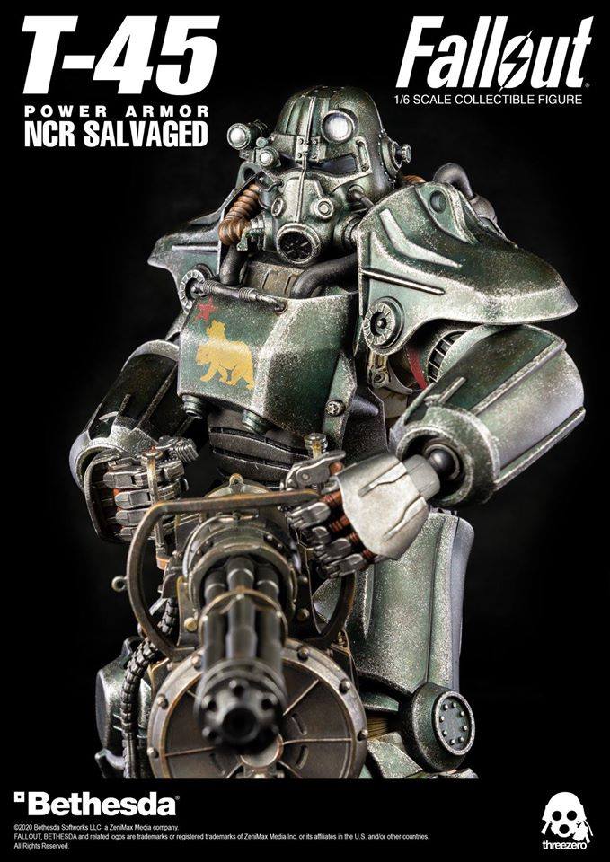 Pedido Figura T-45 NCR Salvaged Power Armor -Fallout- marca Threezero escala 1/6