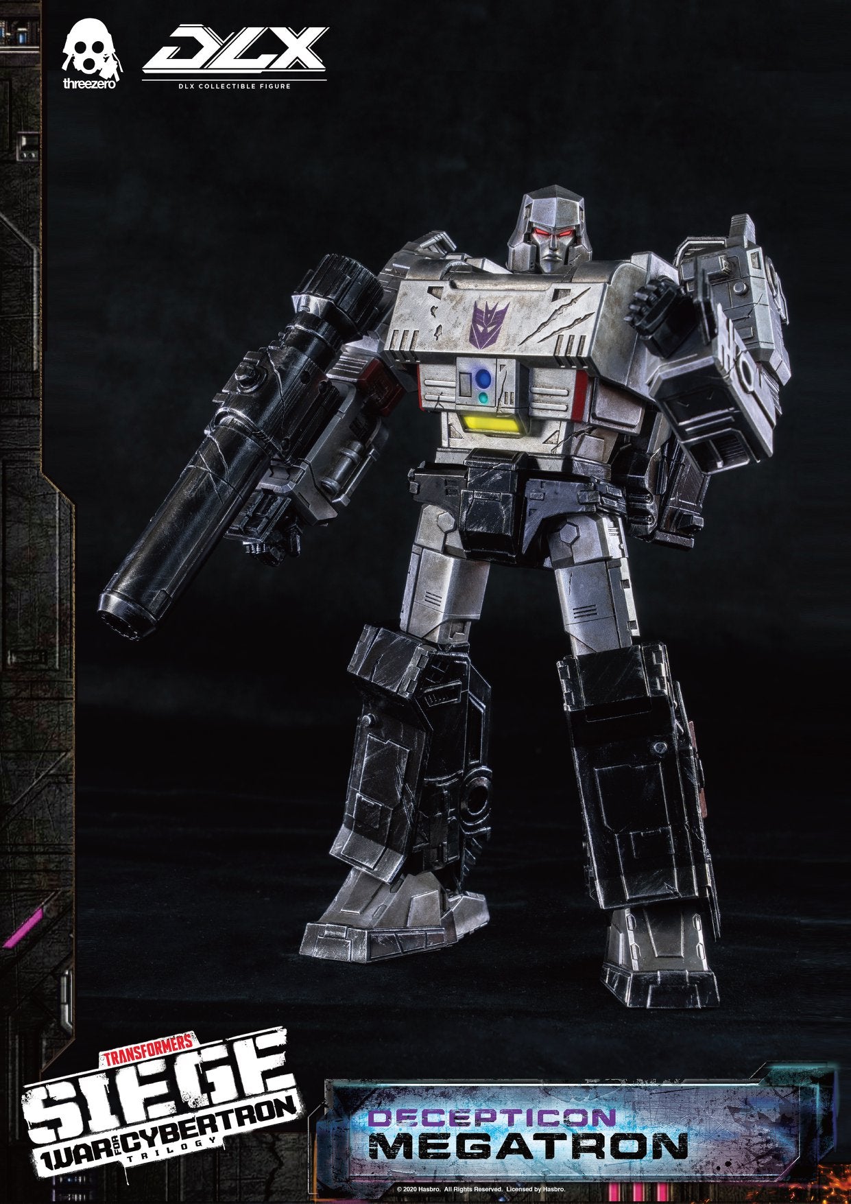 Pedido Figura DLX Megatron - Transformers Siege: War For Cybertron marca Threezero (25.4 cm)