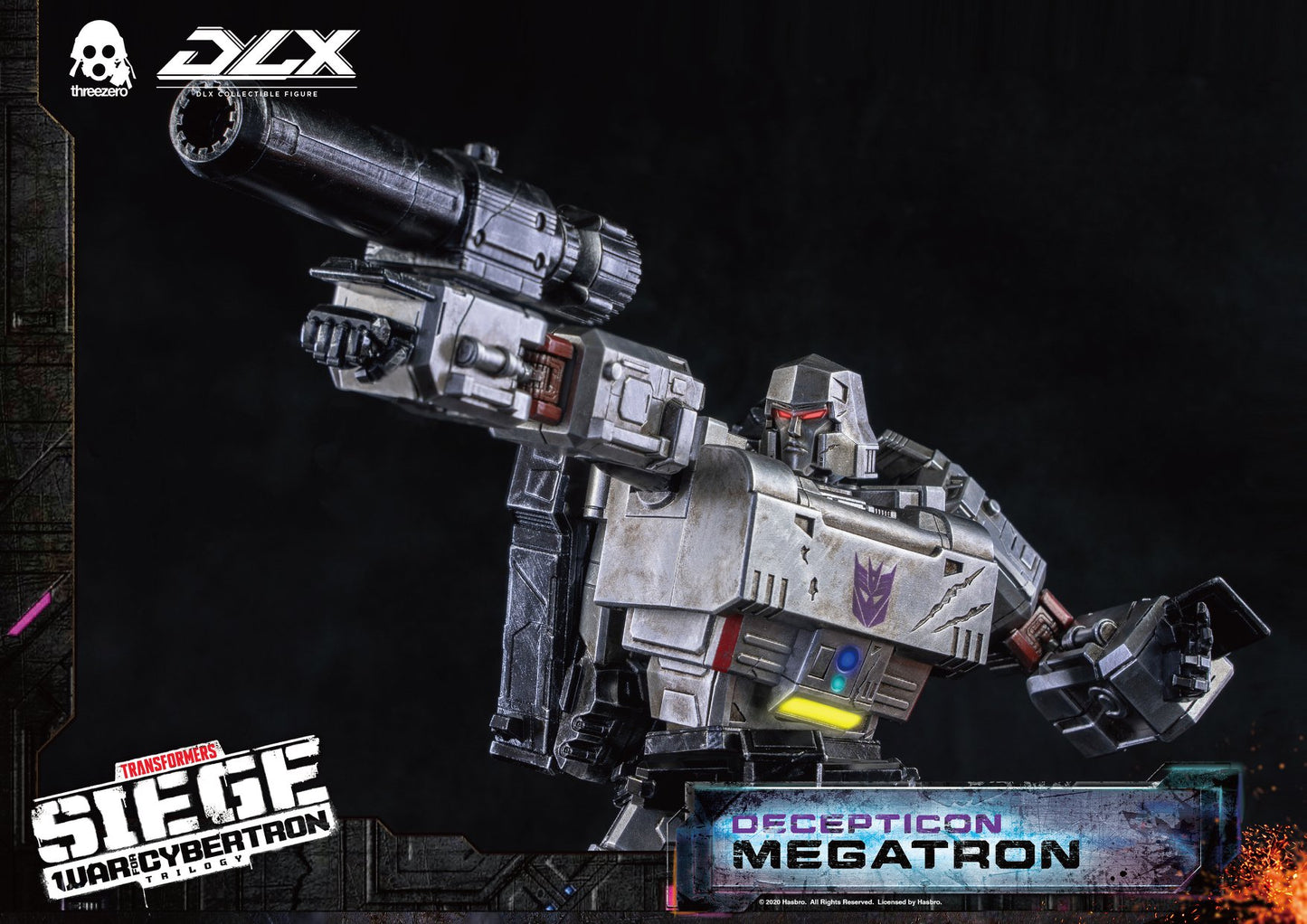 Pedido Figura DLX Megatron - Transformers Siege: War For Cybertron marca Threezero (25.4 cm)