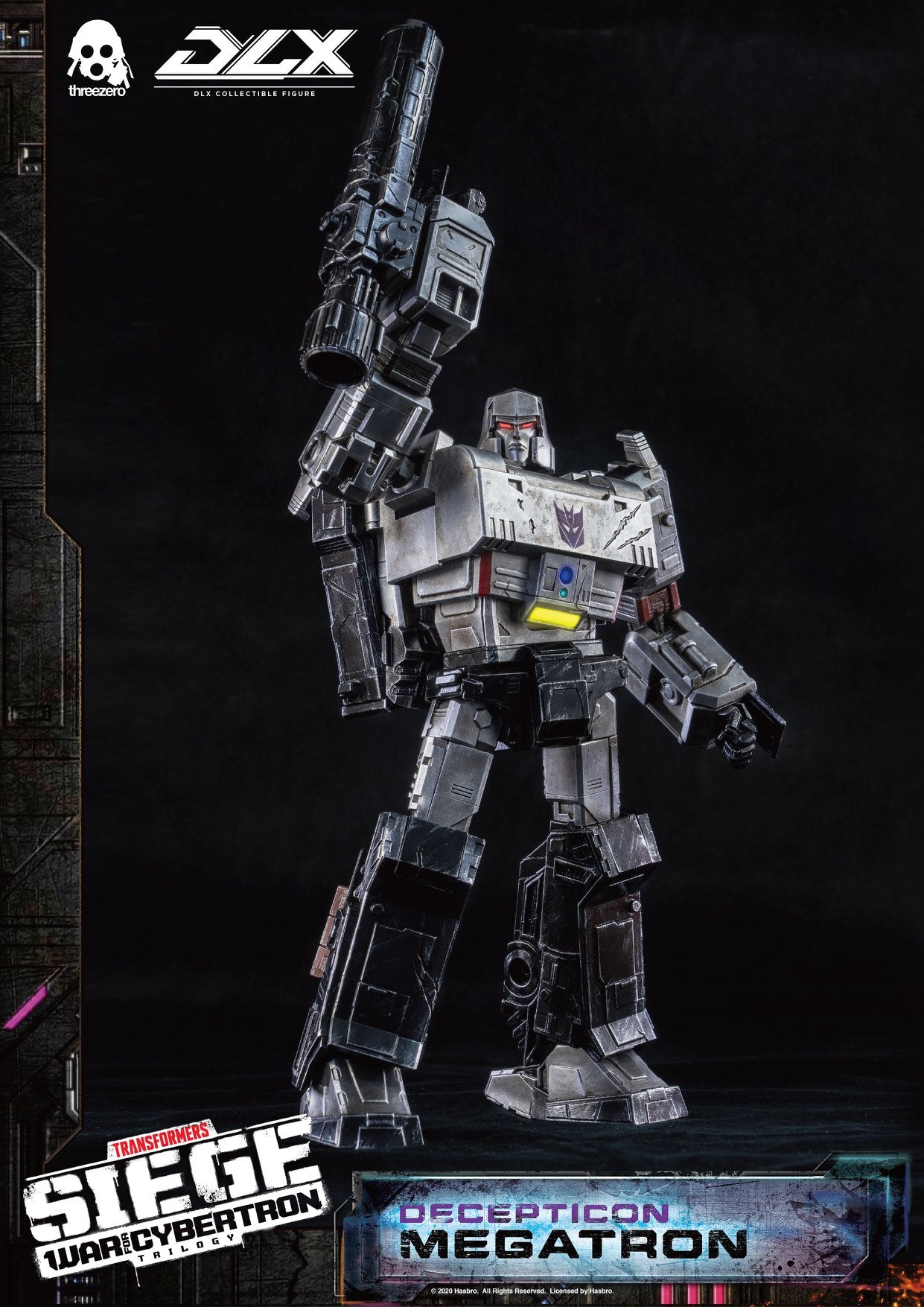 Pedido Figura DLX Megatron - Transformers Siege: War For Cybertron marca Threezero (25.4 cm)