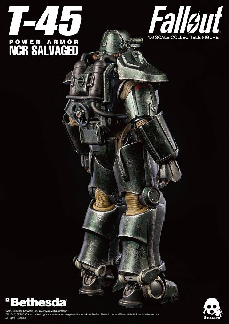 Pedido Figura T-45 NCR Salvaged Power Armor -Fallout- marca Threezero escala 1/6