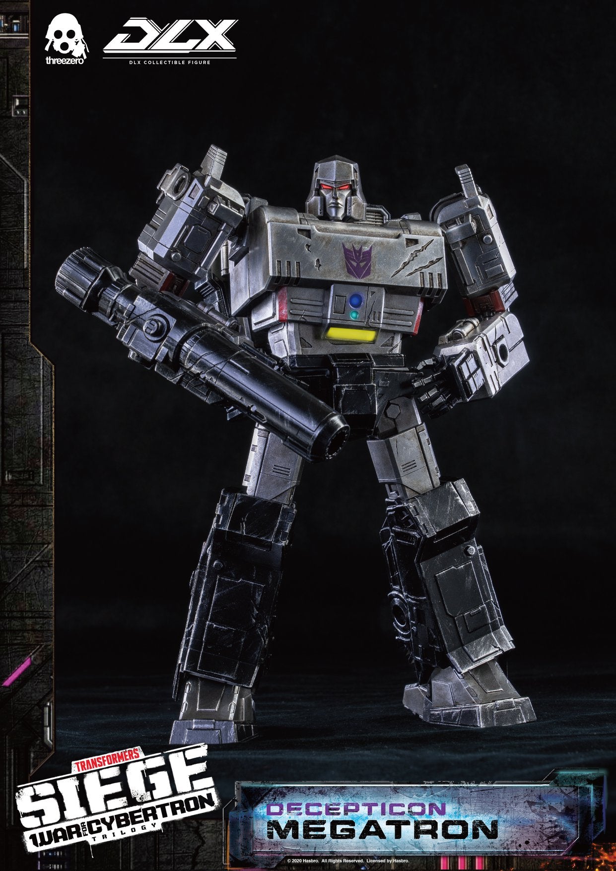 Pedido Figura DLX Megatron - Transformers Siege: War For Cybertron marca Threezero (25.4 cm)