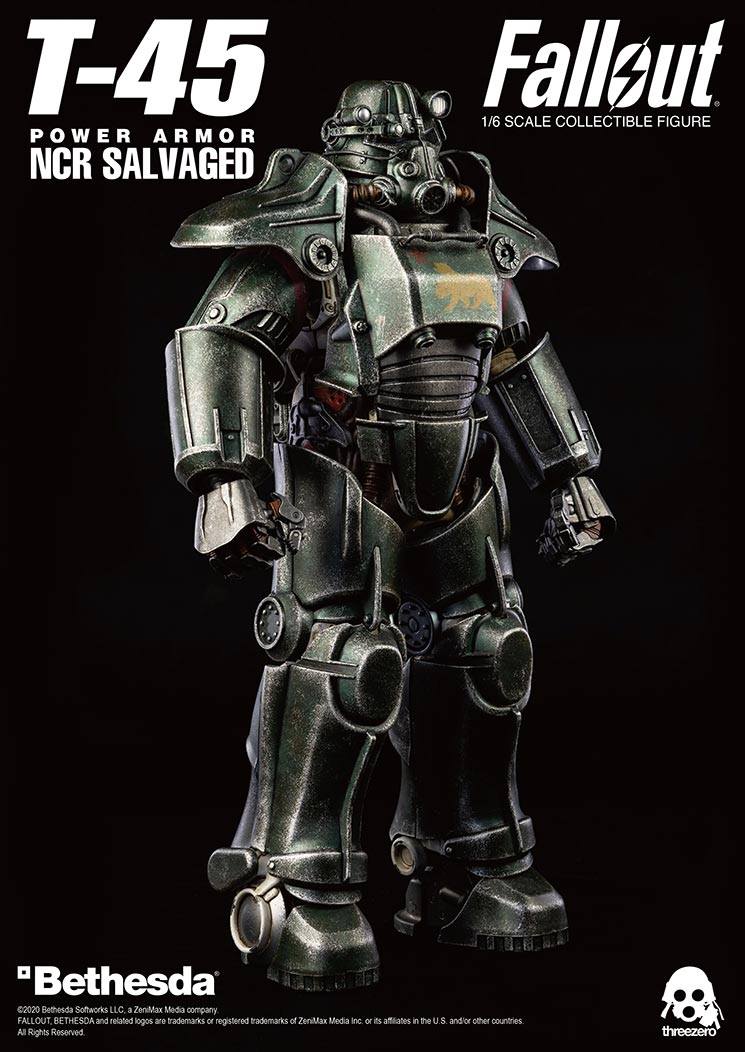 Pedido Figura T-45 NCR Salvaged Power Armor -Fallout- marca Threezero escala 1/6