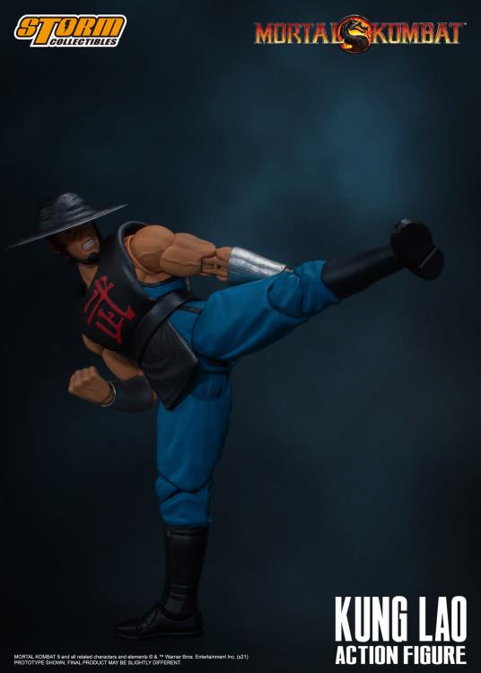Pedido Figura Kung Lao - Mortal Kombat 2 Vs Series marca Storm Collectibles escala pequeña 1/12