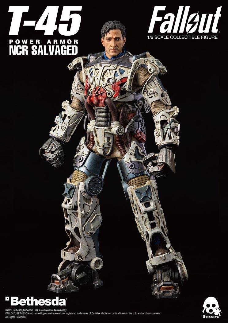 Pedido Figura T-45 NCR Salvaged Power Armor -Fallout- marca Threezero escala 1/6