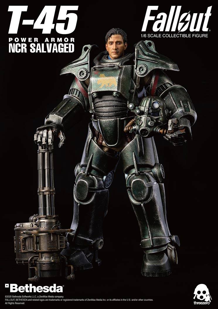 Pedido Figura T-45 NCR Salvaged Power Armor -Fallout- marca Threezero escala 1/6