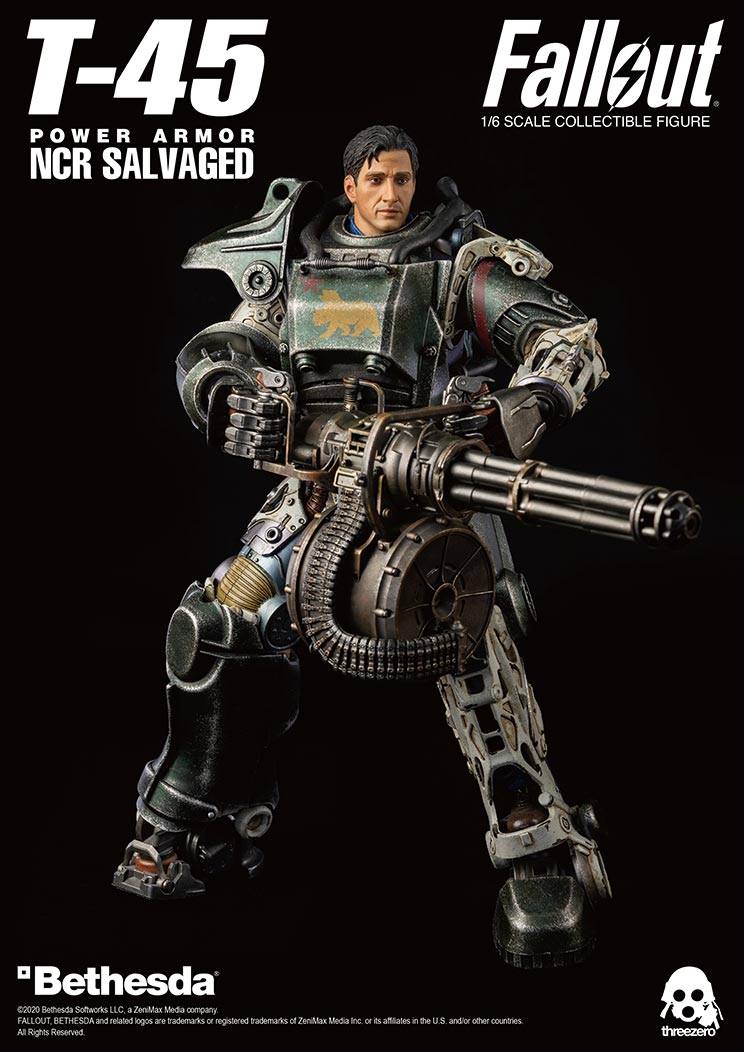 Pedido Figura T-45 NCR Salvaged Power Armor -Fallout- marca Threezero escala 1/6