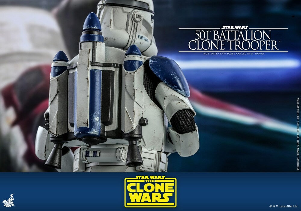 Pedido Figura 501st Battalion Clone Trooper - Star Wars: The Clone Wars marca Hot Toys TMS022 escala 1/6