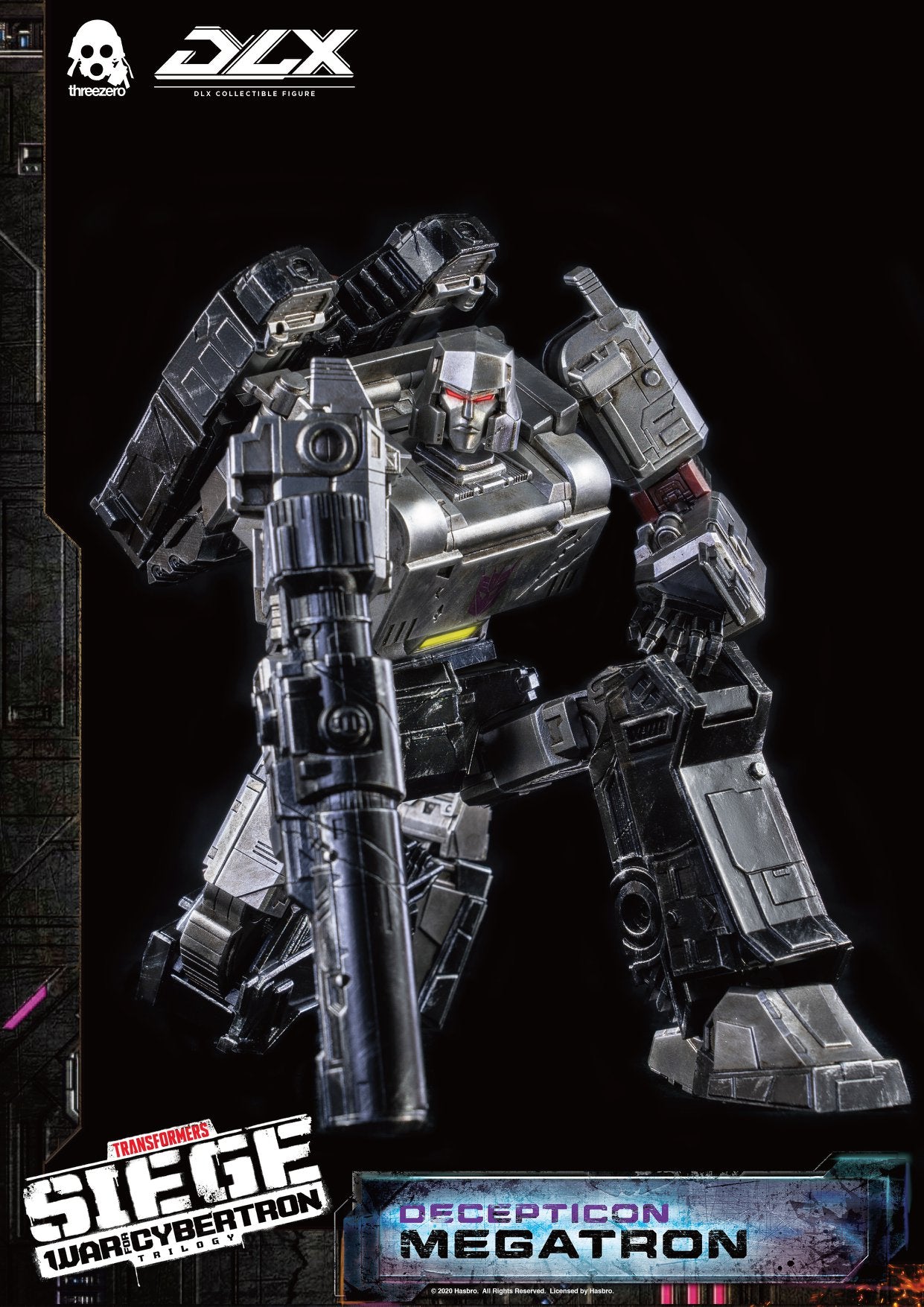 Pedido Figura DLX Megatron - Transformers Siege: War For Cybertron marca Threezero (25.4 cm)