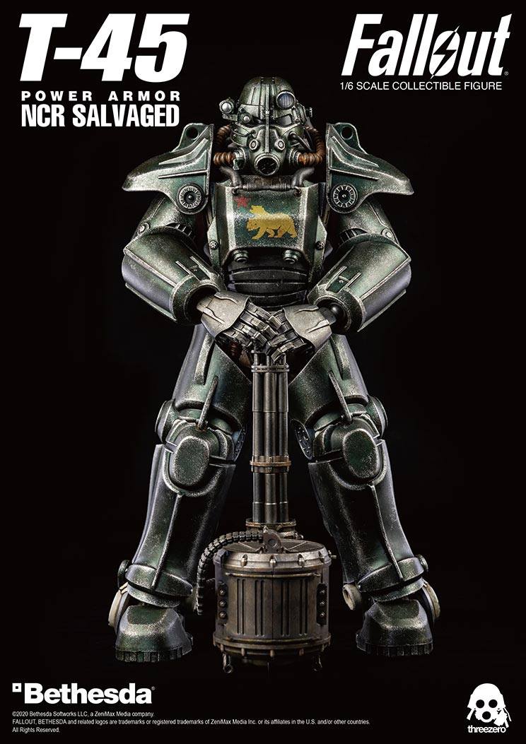 Pedido Figura T-45 NCR Salvaged Power Armor -Fallout- marca Threezero escala 1/6