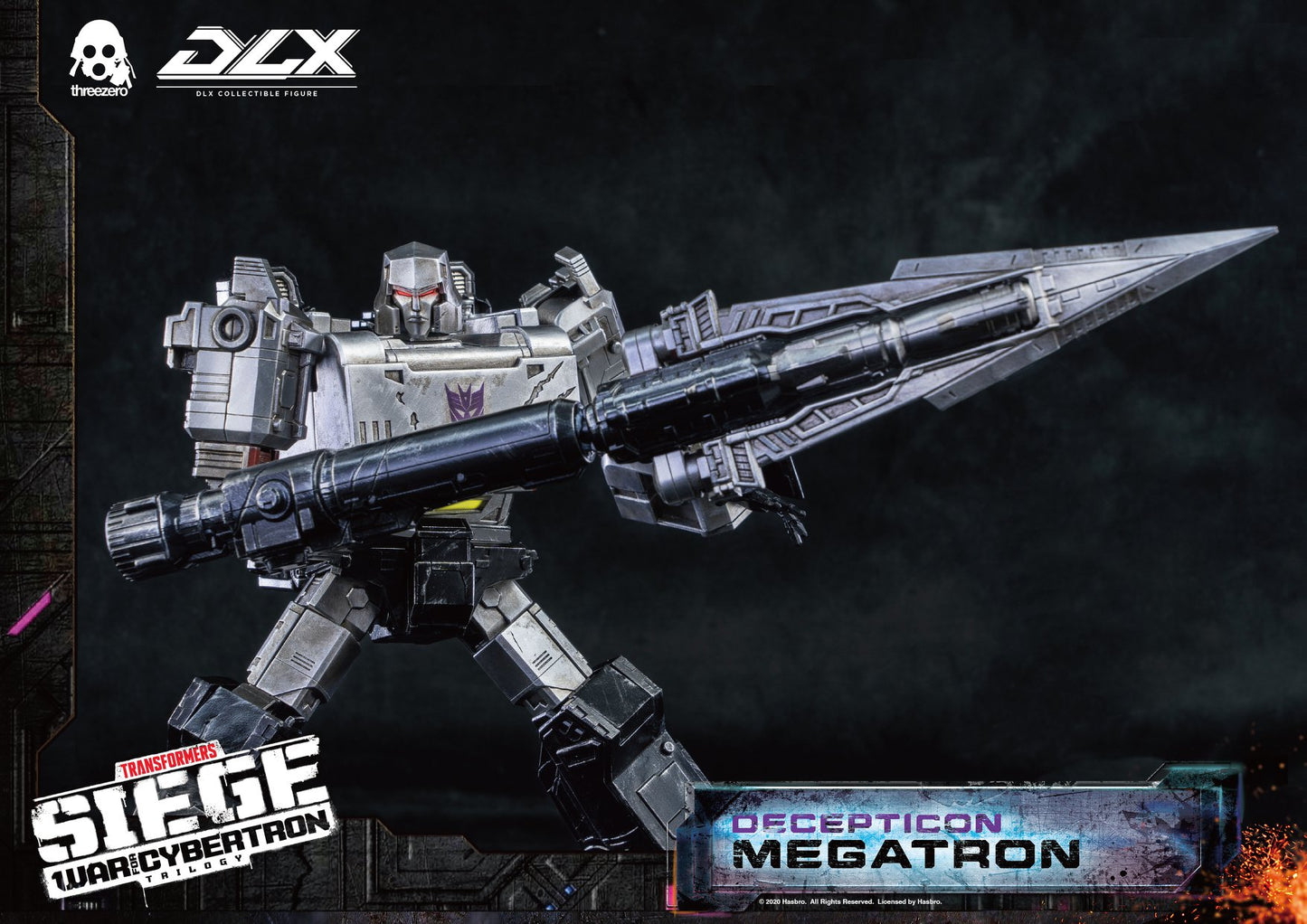 Pedido Figura DLX Megatron - Transformers Siege: War For Cybertron marca Threezero (25.4 cm)