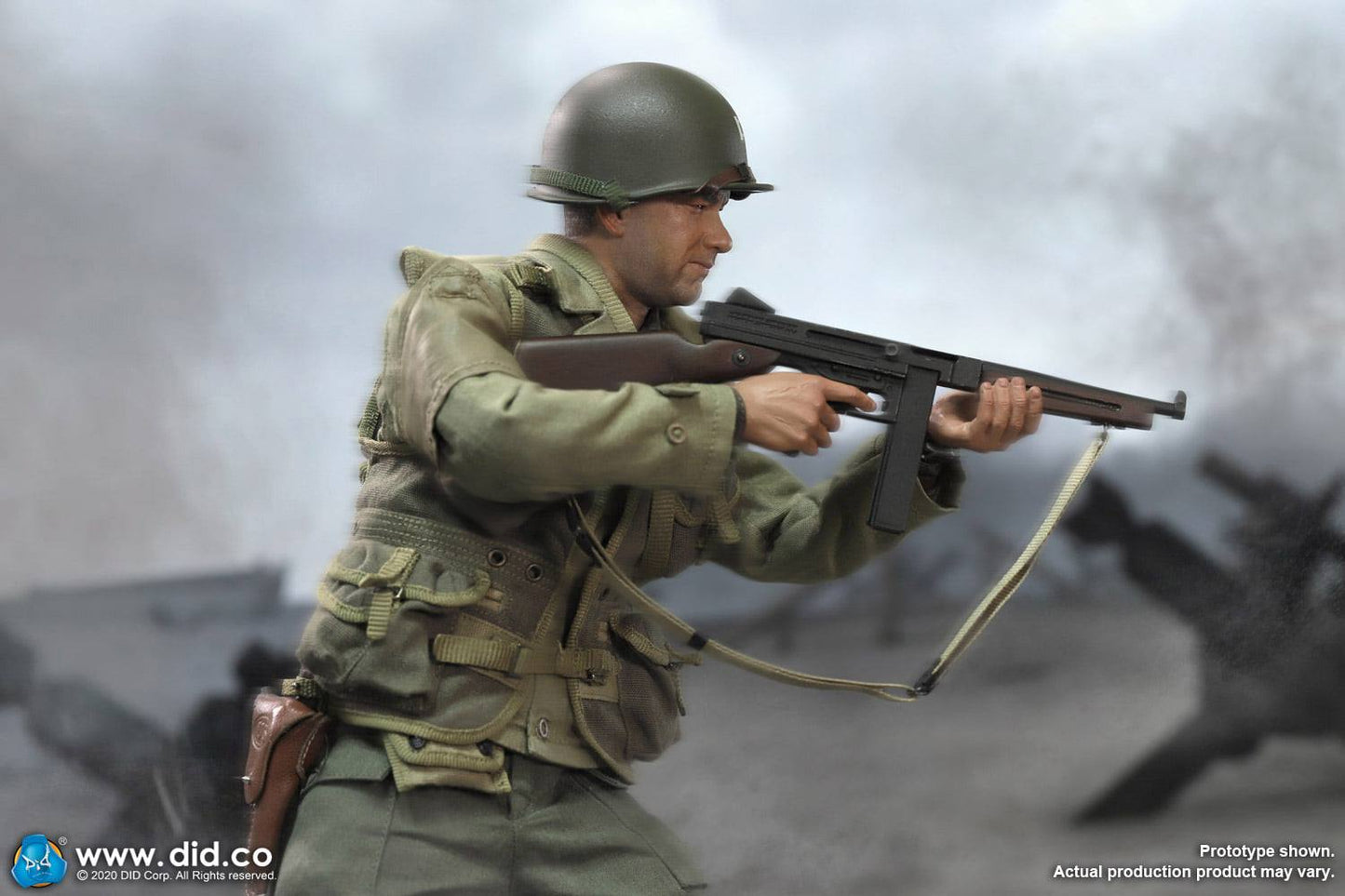 Pedido Figura Captain - WWII US 2nd Ranger Battalion marca DID A80145 escala 1/6
