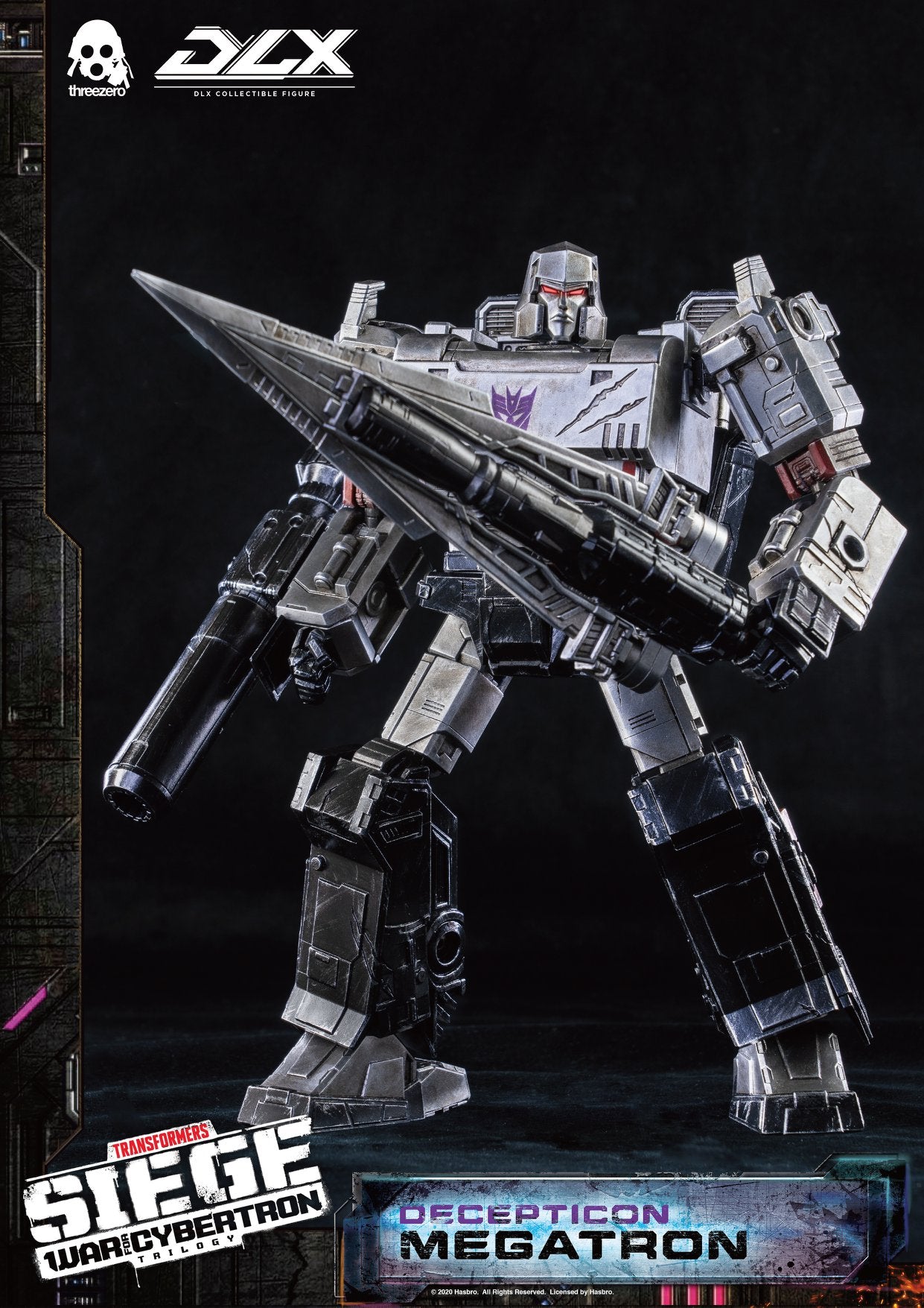 Pedido Figura DLX Megatron - Transformers Siege: War For Cybertron marca Threezero (25.4 cm)