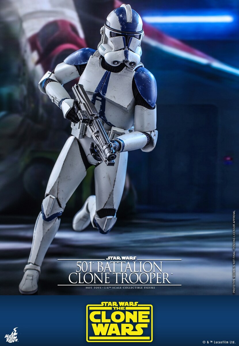 Pedido Figura 501st Battalion Clone Trooper - Star Wars: The Clone Wars marca Hot Toys TMS022 escala 1/6