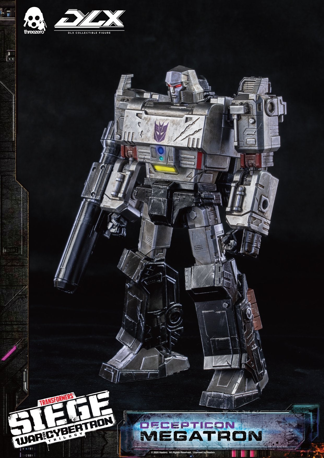 Pedido Figura DLX Megatron - Transformers Siege: War For Cybertron marca Threezero (25.4 cm)