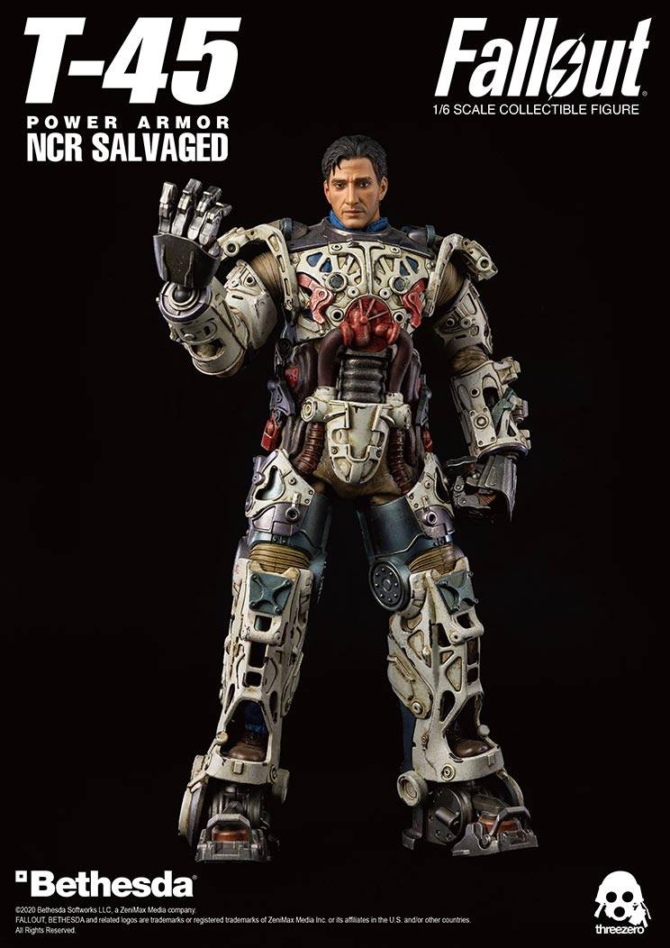 Pedido Figura T-45 NCR Salvaged Power Armor -Fallout- marca Threezero escala 1/6