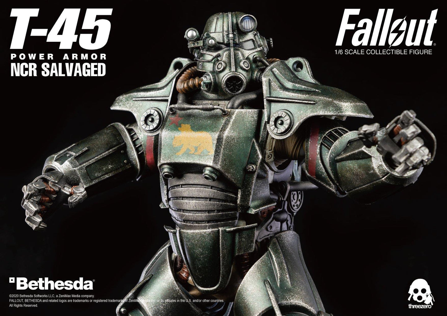 Pedido Figura T-45 NCR Salvaged Power Armor -Fallout- marca Threezero escala 1/6