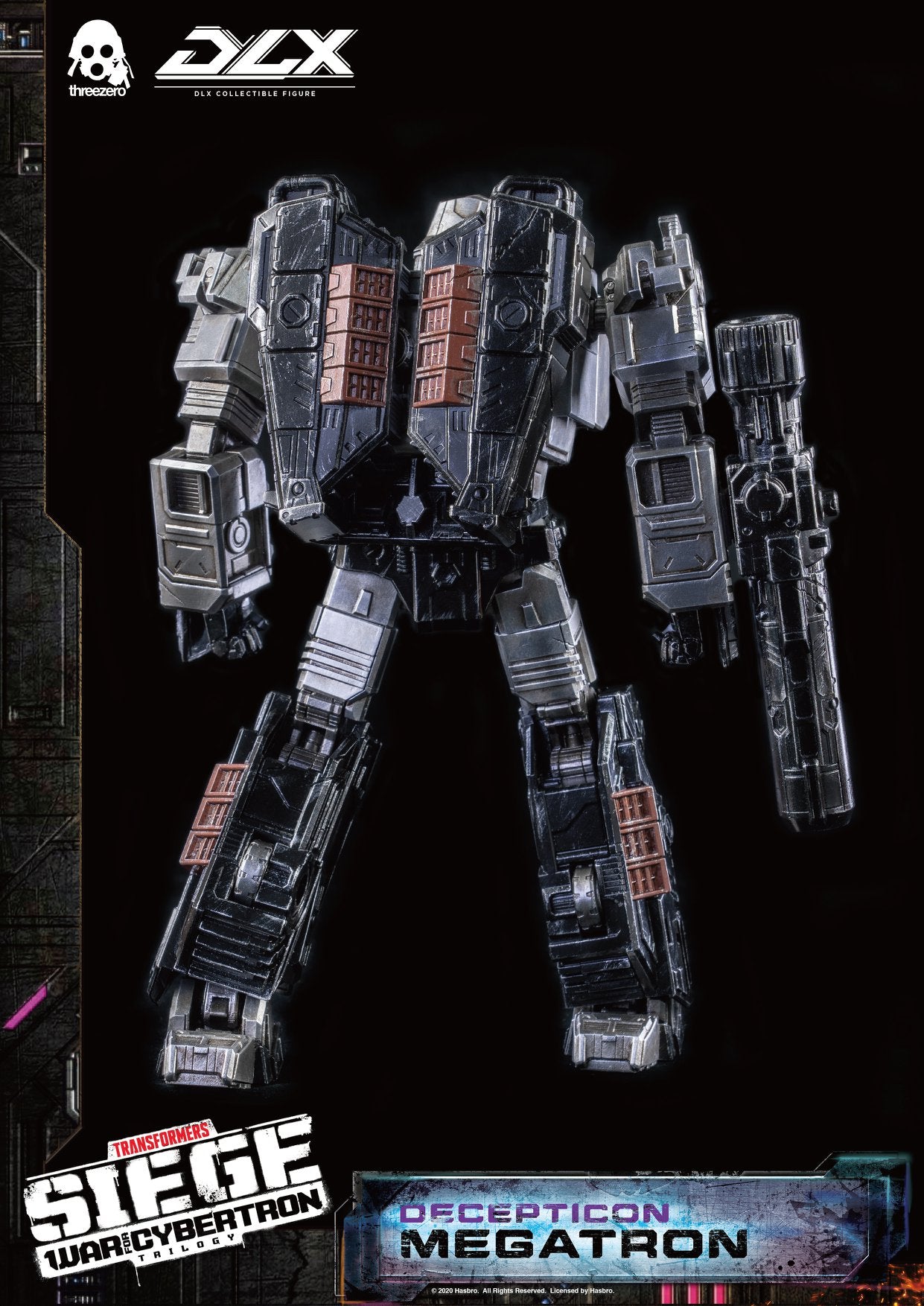 Pedido Figura DLX Megatron - Transformers Siege: War For Cybertron marca Threezero (25.4 cm)