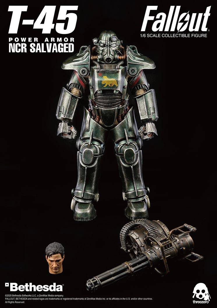 Pedido Figura T-45 NCR Salvaged Power Armor -Fallout- marca Threezero escala 1/6