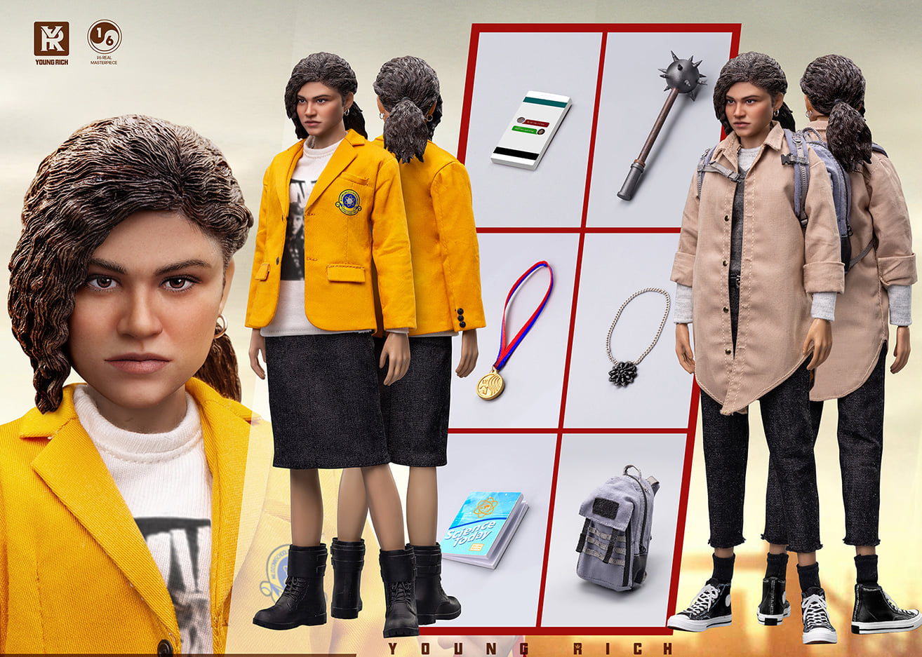 Pedido Figura High School Girlfriend marca Young Rich YR010 escala 1/6