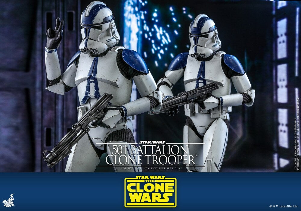 Pedido Figura 501st Battalion Clone Trooper - Star Wars: The Clone Wars marca Hot Toys TMS022 escala 1/6