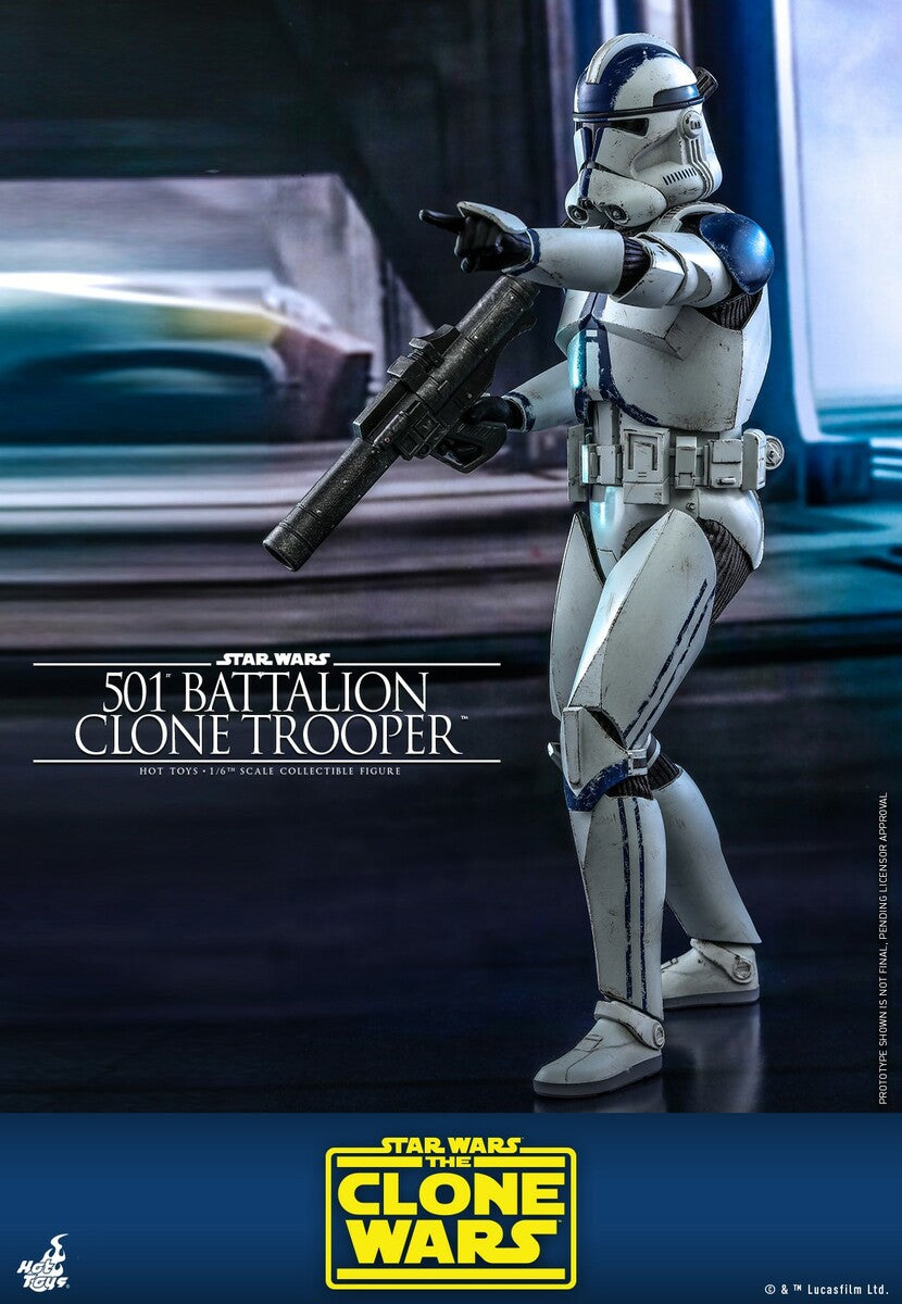 Pedido Figura 501st Battalion Clone Trooper - Star Wars: The Clone Wars marca Hot Toys TMS022 escala 1/6