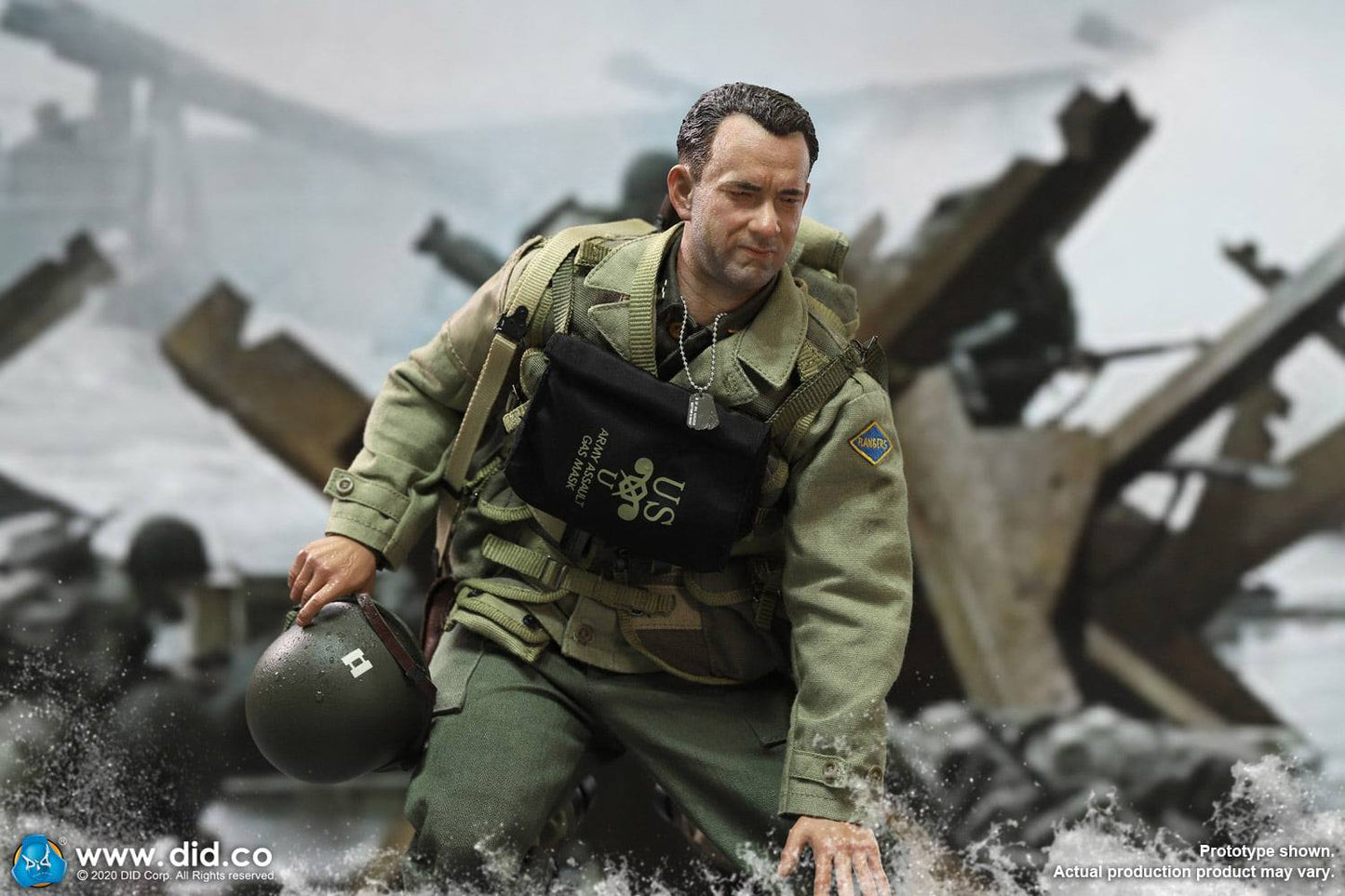 Pedido Figura Captain - WWII US 2nd Ranger Battalion marca DID A80145 escala 1/6