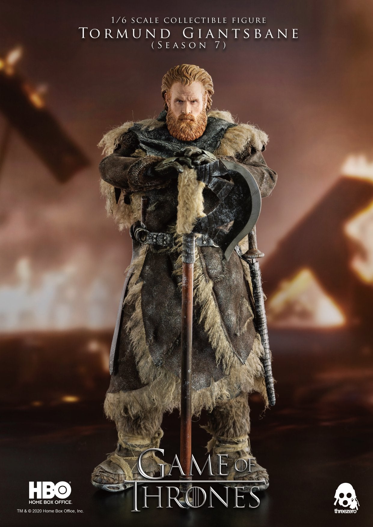 Pedido Figura Tormund Giantsbane - Game of Thrones marca Threezero 3Z0106 escala 1/6
