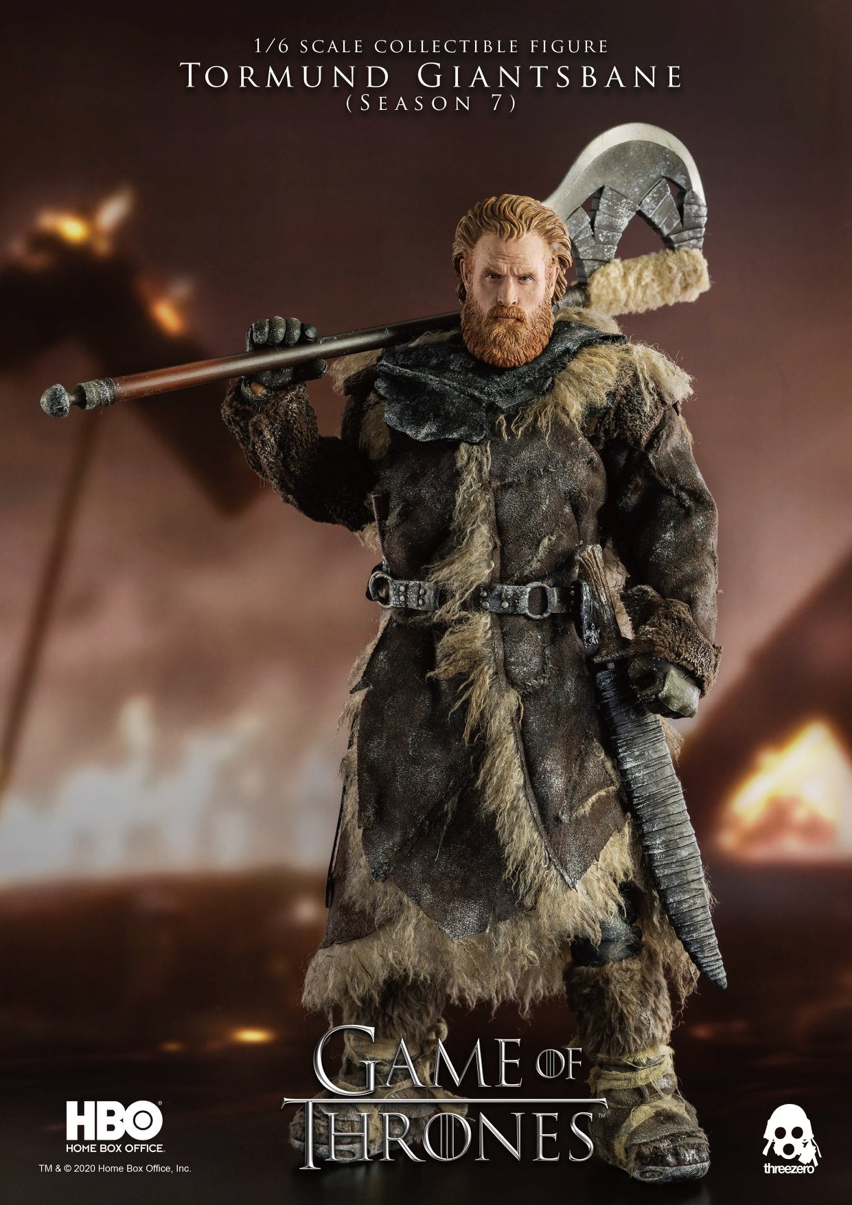 Pedido Figura Tormund Giantsbane - Game of Thrones marca Threezero 3Z0106 escala 1/6