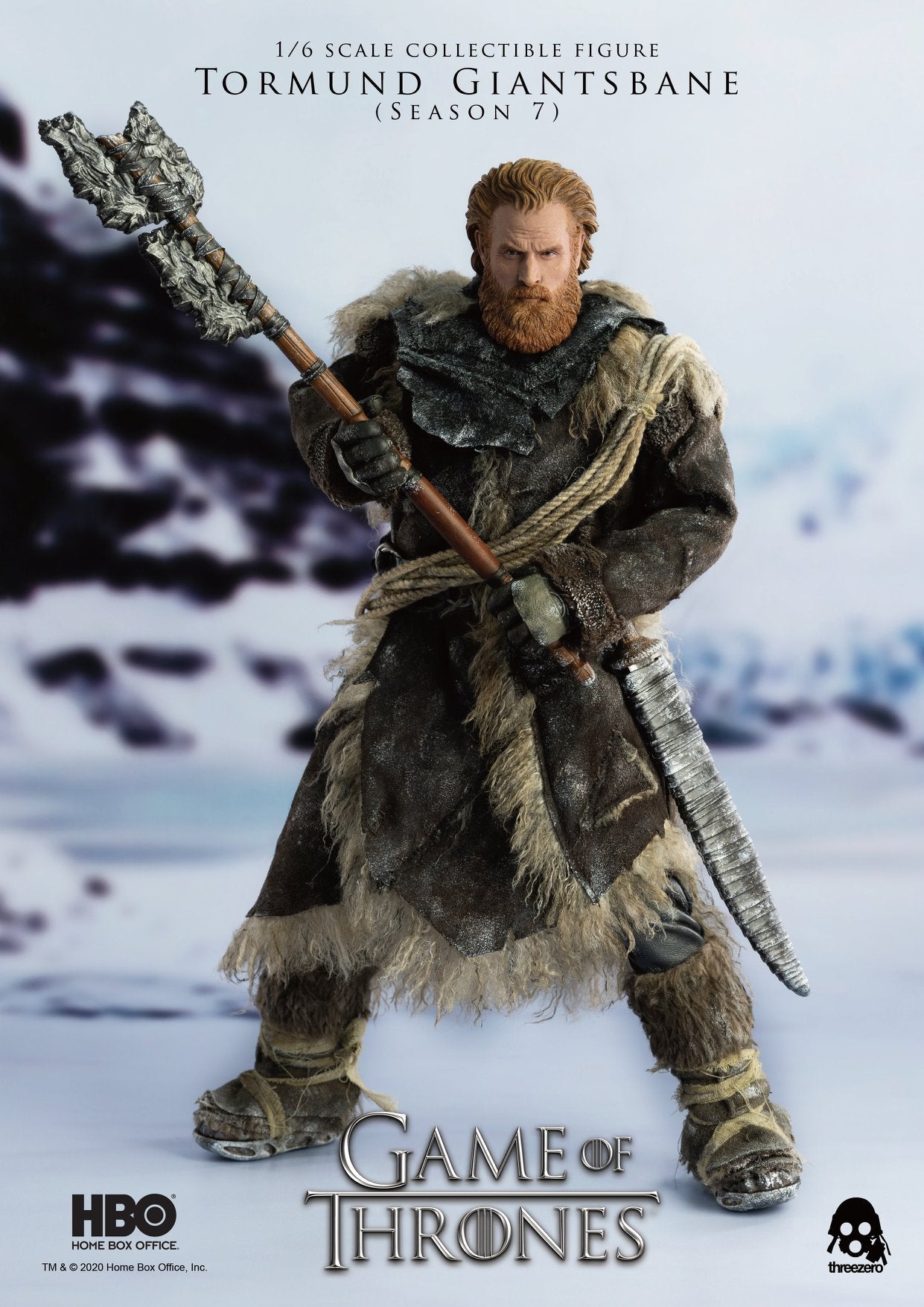 Pedido Figura Tormund Giantsbane - Game of Thrones marca Threezero 3Z0106 escala 1/6