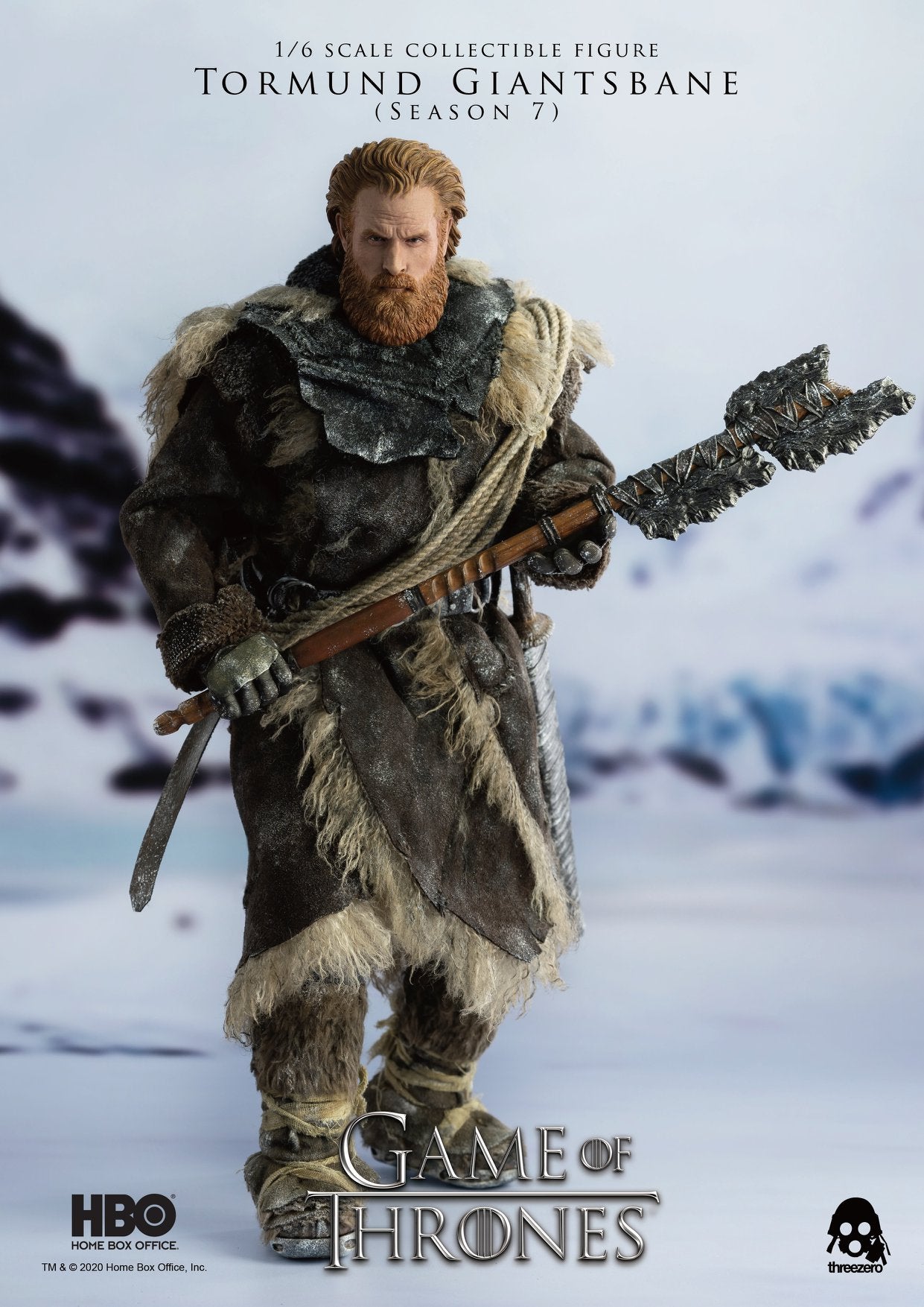 Pedido Figura Tormund Giantsbane - Game of Thrones marca Threezero 3Z0106 escala 1/6