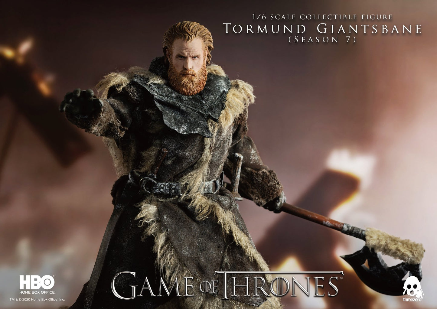 Pedido Figura Tormund Giantsbane - Game of Thrones marca Threezero 3Z0106 escala 1/6
