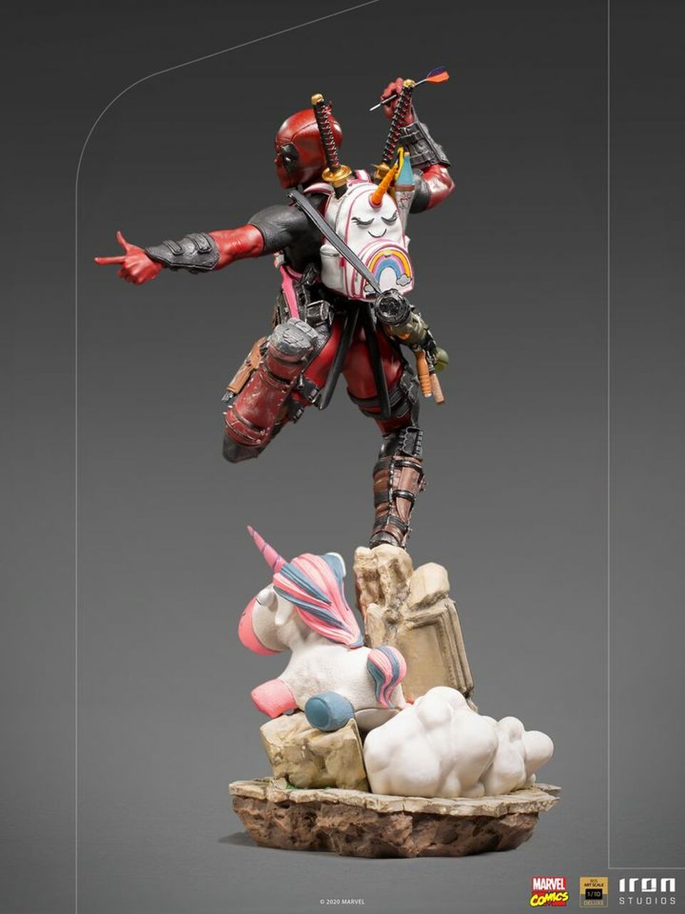 Pedido Estatua Deadpool Deluxe - Marvel Comics marca Iron Studios BDS escala de arte 1/10