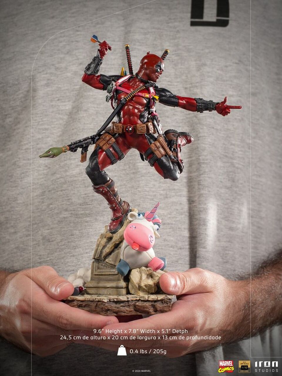 Pedido Estatua Deadpool Deluxe - Marvel Comics marca Iron Studios BDS escala de arte 1/10