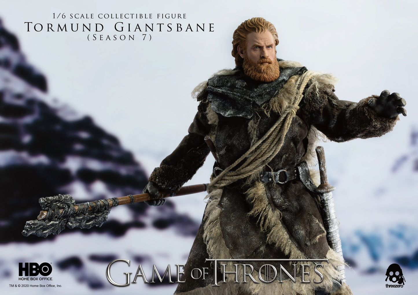 Pedido Figura Tormund Giantsbane - Game of Thrones marca Threezero 3Z0106 escala 1/6