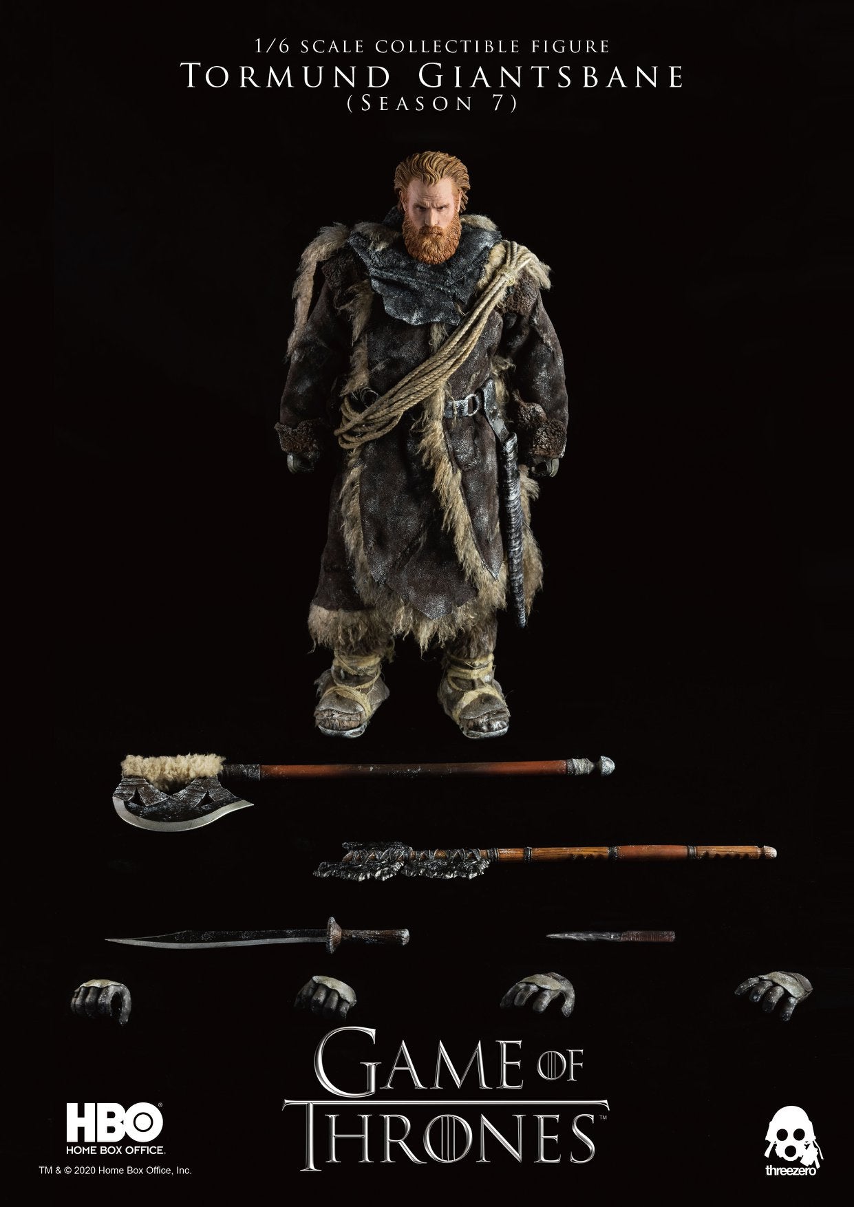 Pedido Figura Tormund Giantsbane - Game of Thrones marca Threezero 3Z0106 escala 1/6