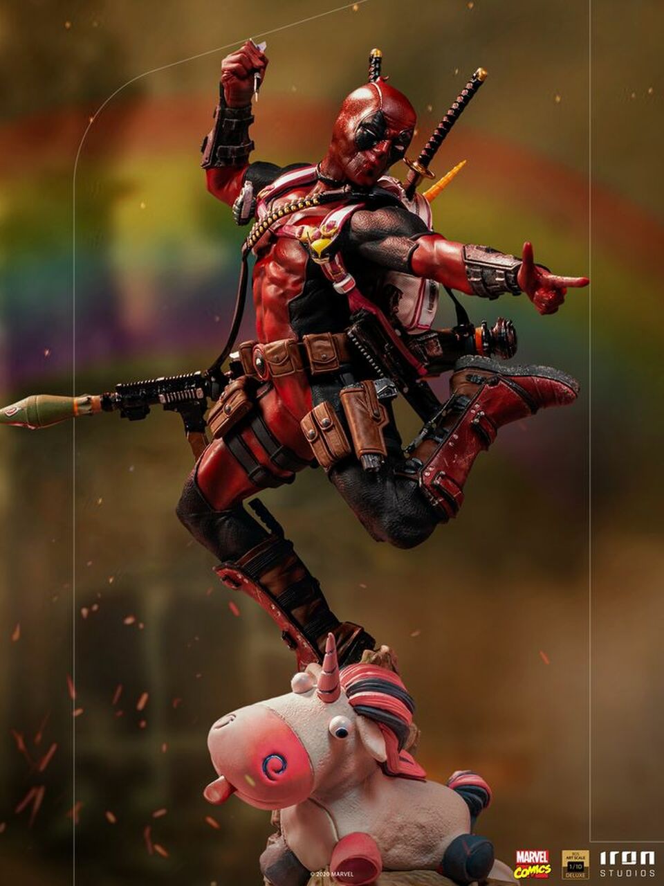 Pedido Estatua Deadpool Deluxe - Marvel Comics marca Iron Studios BDS escala de arte 1/10