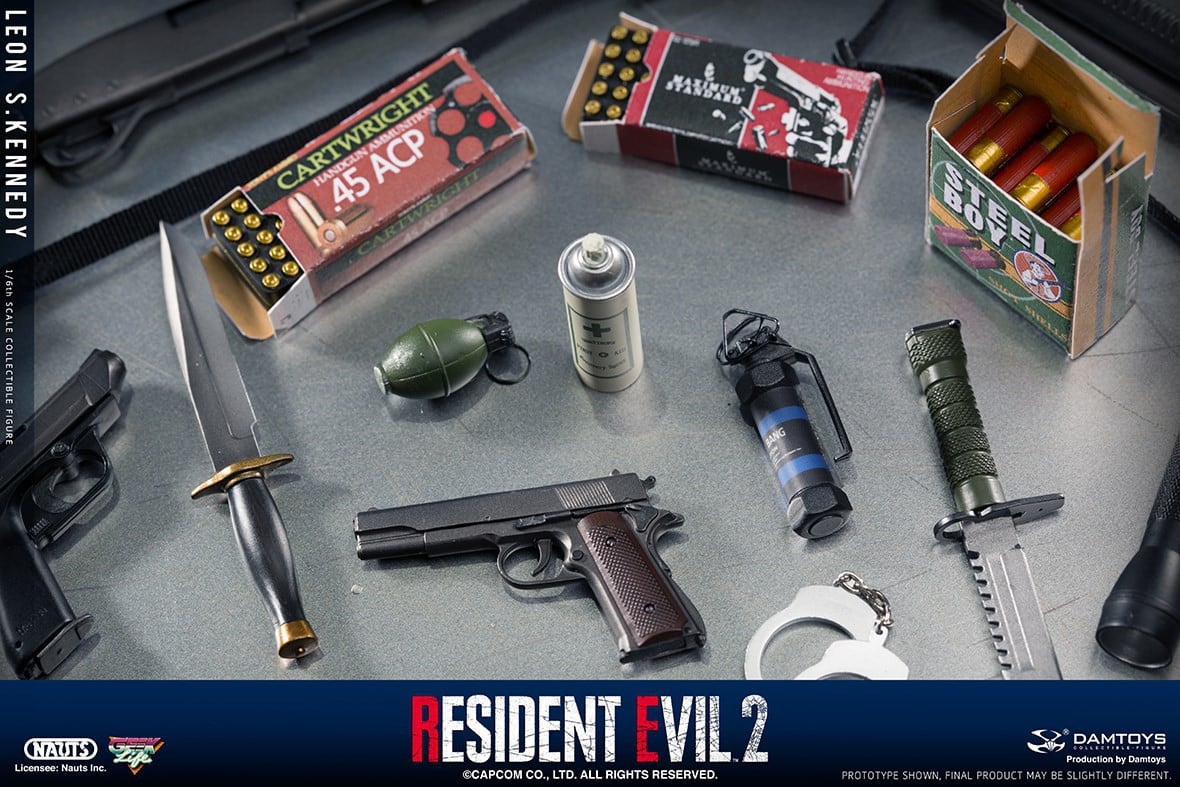 Pedido Figura Leon S. Kennedy de Resident Evil 2 marca Damtoys DMS030 escala 1/6