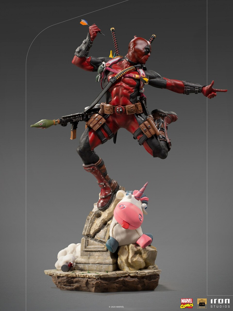 Pedido Estatua Deadpool Deluxe - Marvel Comics marca Iron Studios BDS escala de arte 1/10