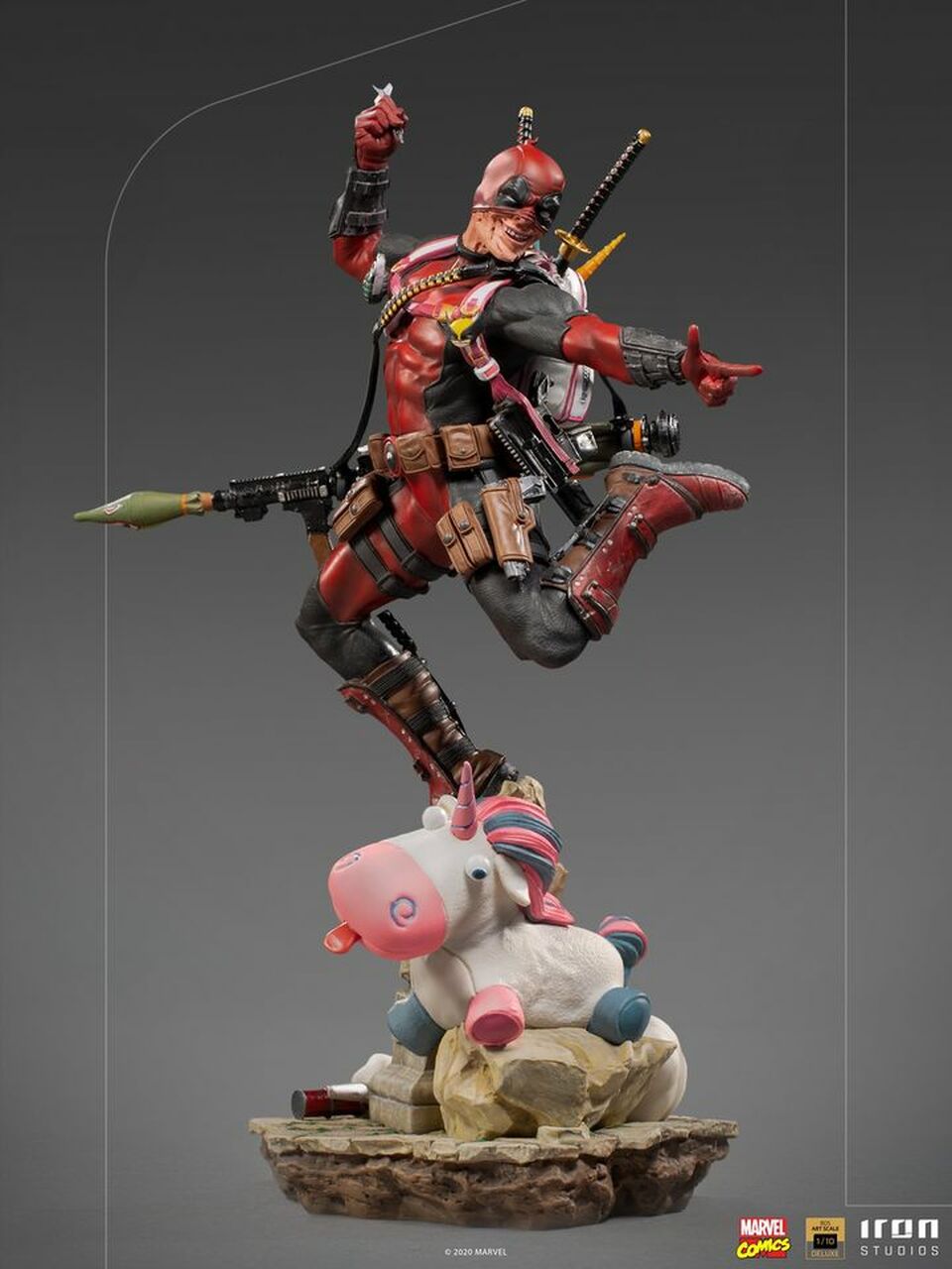 Pedido Estatua Deadpool Deluxe - Marvel Comics marca Iron Studios BDS escala de arte 1/10