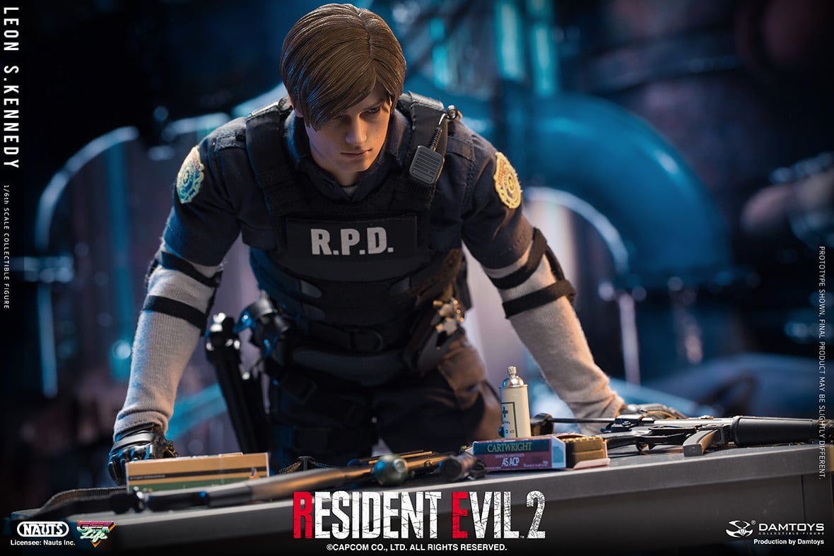 Pedido Figura Leon S. Kennedy de Resident Evil 2 marca Damtoys DMS030 escala 1/6