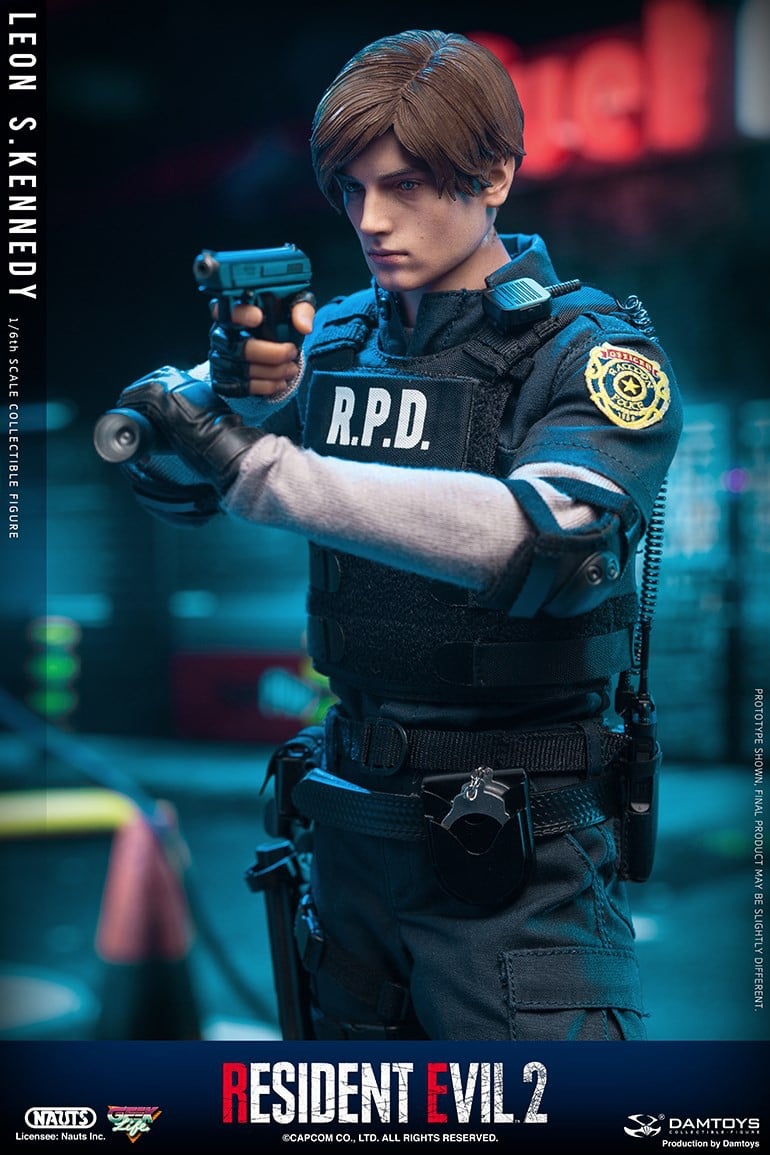 Pedido Figura Leon S. Kennedy de Resident Evil 2 marca Damtoys DMS030 escala 1/6