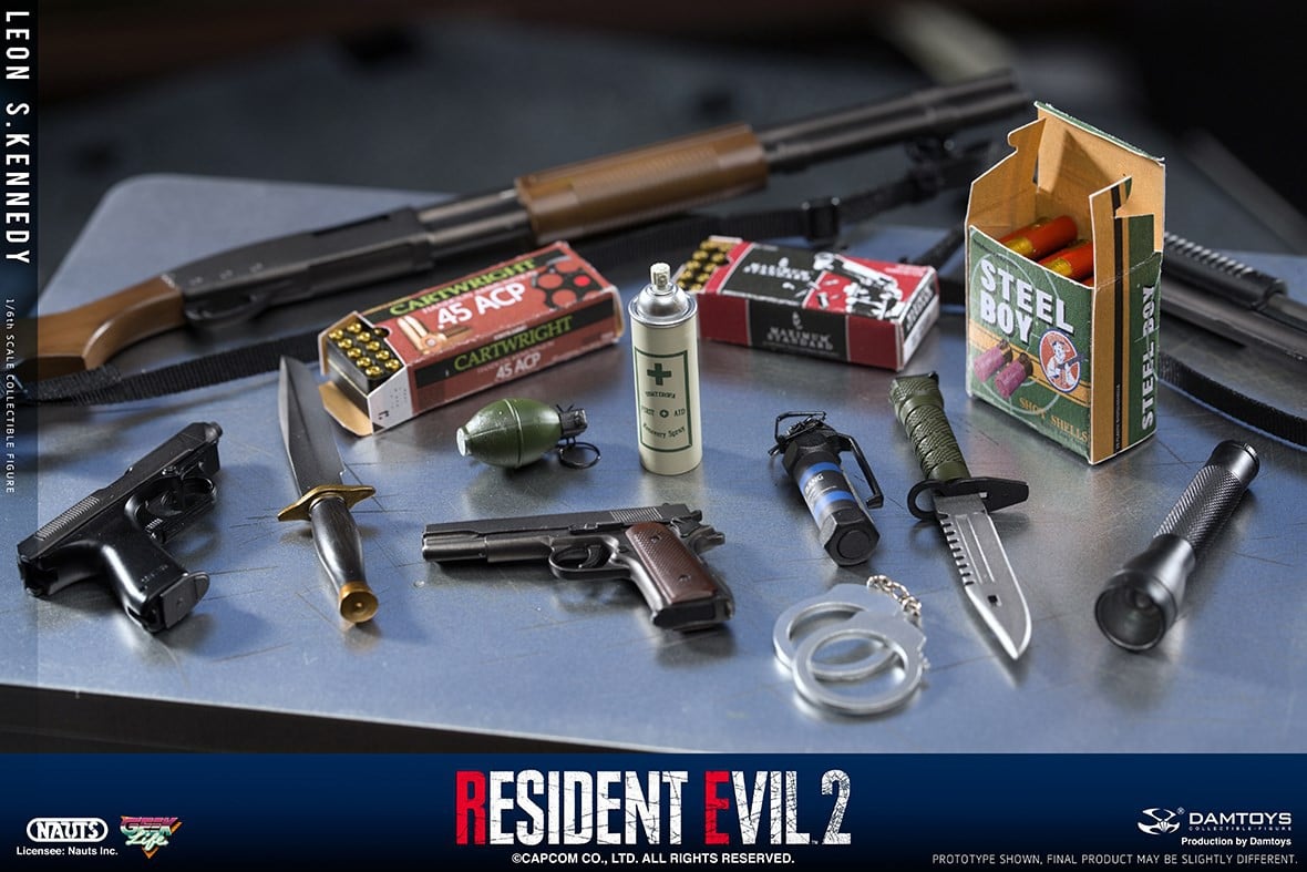 Pedido Figura Leon S. Kennedy de Resident Evil 2 marca Damtoys DMS030 escala 1/6