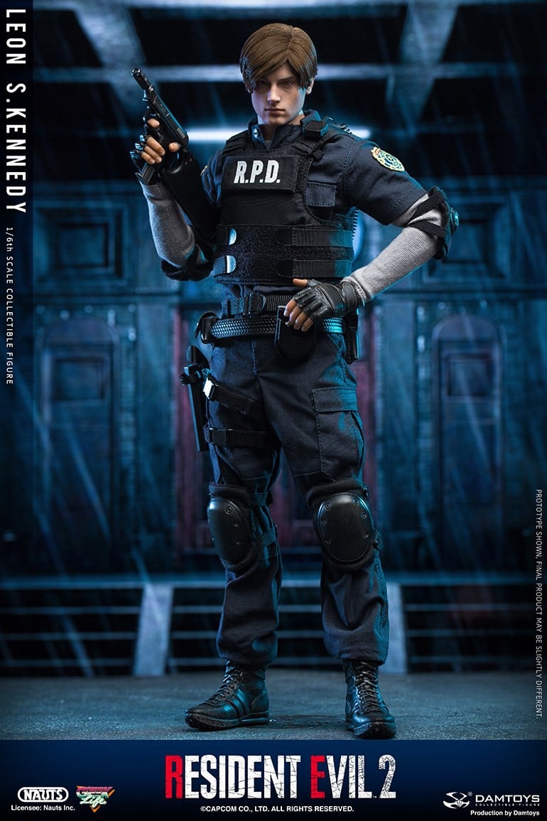 Pedido Figura Leon S. Kennedy de Resident Evil 2 marca Damtoys DMS030 escala 1/6