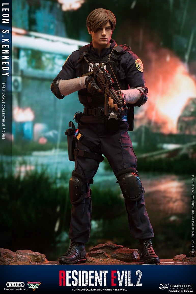 Pedido Figura Leon S. Kennedy de Resident Evil 2 marca Damtoys DMS030 escala 1/6